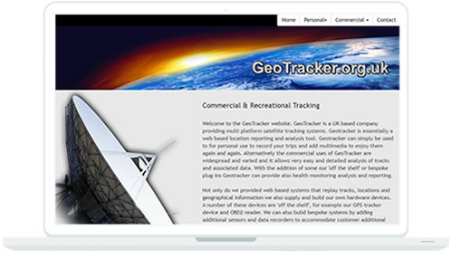 GeoTracker Web Design