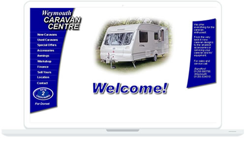 Weymouth Caravans website